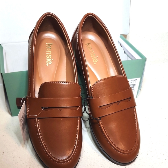 Kensie Shoes - Kensie New Women's Brown Loafers 8M